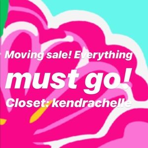 Closet Cleanout/Moving Sale! Everything Must Go!